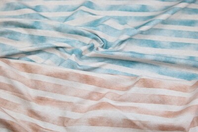 Baumwolljersey &quot;Dino-Stripes&quot;, 2 Farben