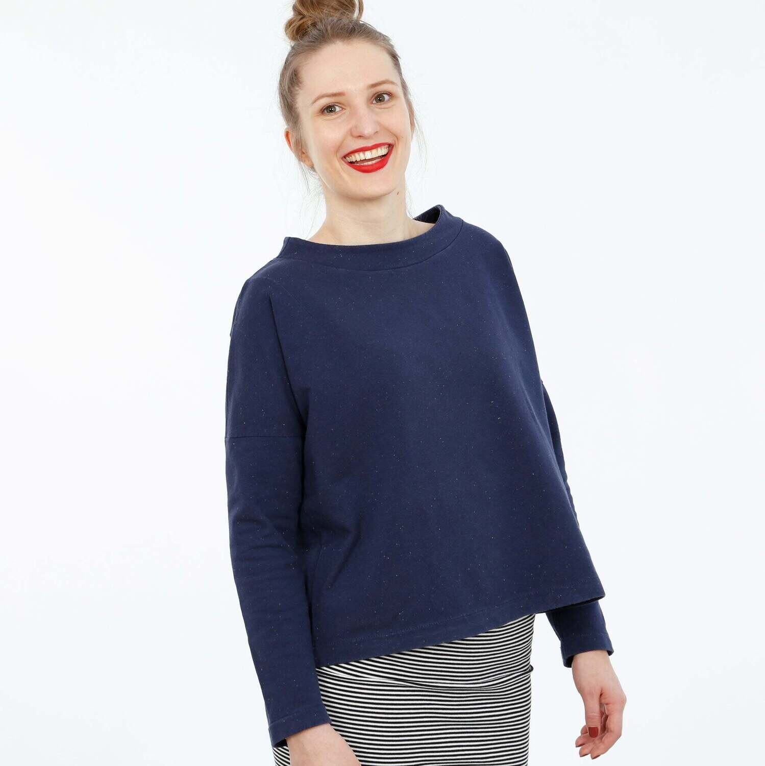 Papierschnittmuster, Frau Isa, Oversized Sweater, Gr. XS-XL, Studio Schnittreif