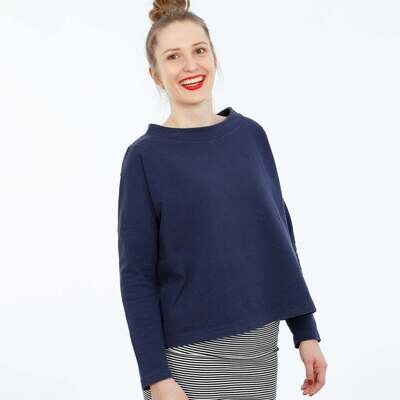 Papierschnittmuster, Frau Isa, Oversized Sweater, Gr. XS-XL, Studio Schnittreif
