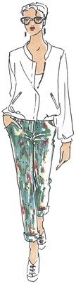 Papierschnittmuster, Hose Benedikte, Gr. 34-50, Schnittmuster Berlin