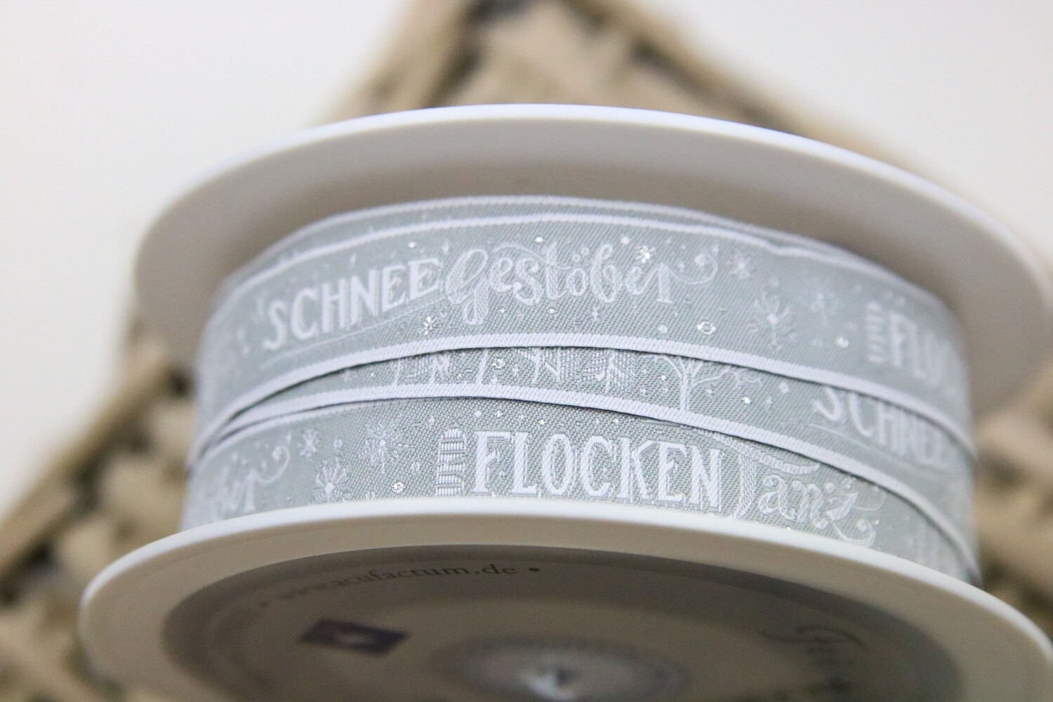Webband „Schneegestöber“, acufactum, 16mm