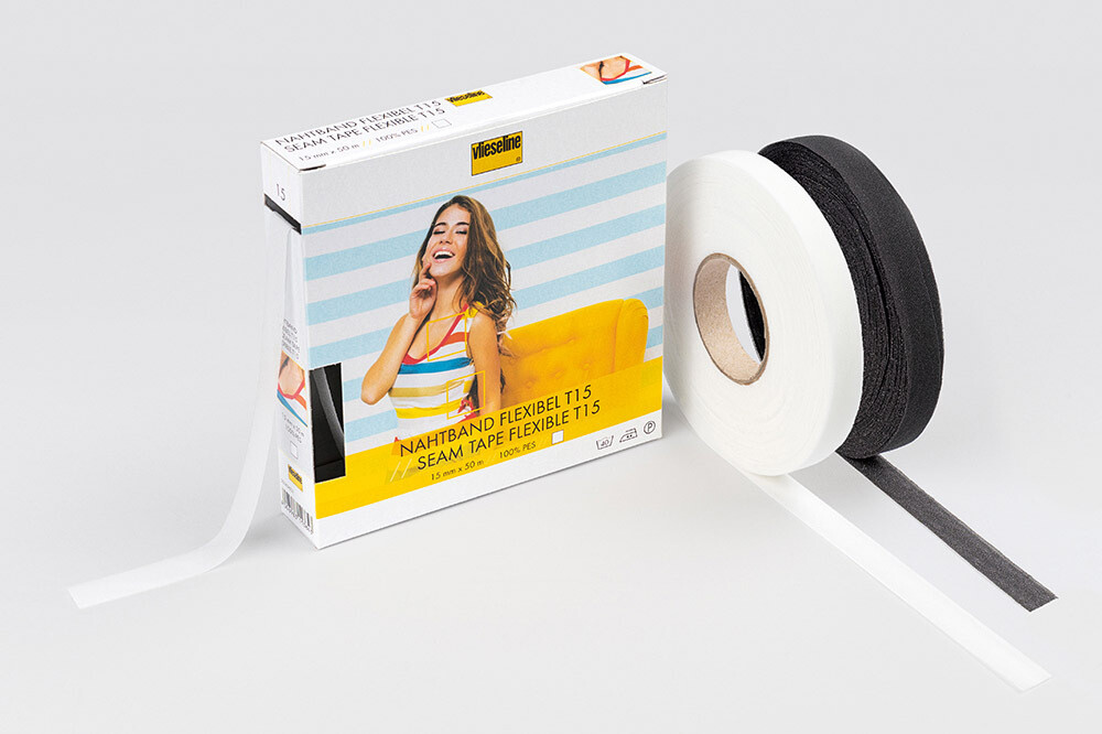 Nahtband flexibel T15, Vlieseline, 50 Meter