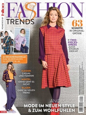 Nähzeitschrift FASHION TRENDS by Hilco, HW 23