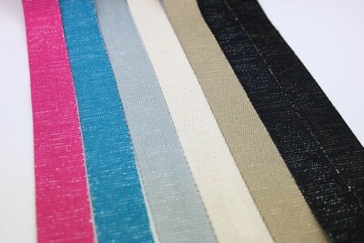 Gurtband &quot;Glitzer&quot;, 30mm, 7 Farben