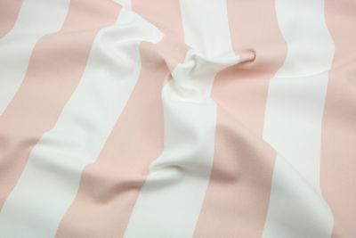 Canvas, Rico Design, Blockstreifen, weiß, rosa