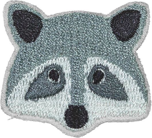 Applikation &quot;Waschbär&quot;, braun