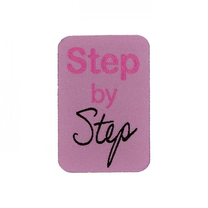 Applikation &quot;Step by Step&quot;, rosa