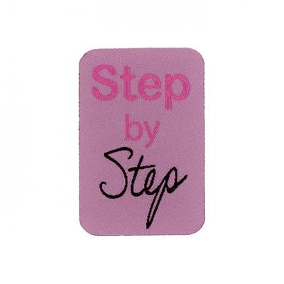 Applikation &quot;Step by Step&quot;, rosa