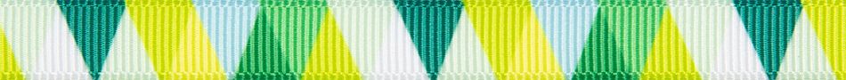 Webband &quot;Triangles&quot;, 9mm, 2 Farben