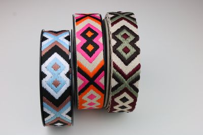 Gurtband &quot;Ethno&quot;, 38mm, 3 Farben