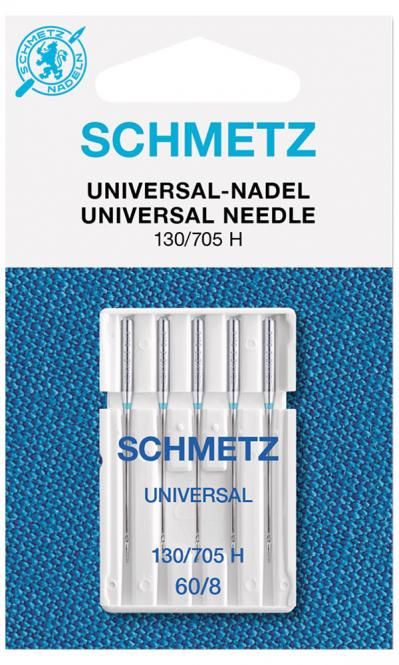 Nähmaschinennadeln, Universal, 130/705, 60/8, Schmetz