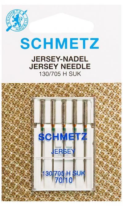 Nähmaschinennadeln, Jersey, 130/705, 70/10, Schmetz
