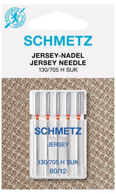 Nähmaschinennadeln, Jersey, 130/705, 80/12, Schmetz