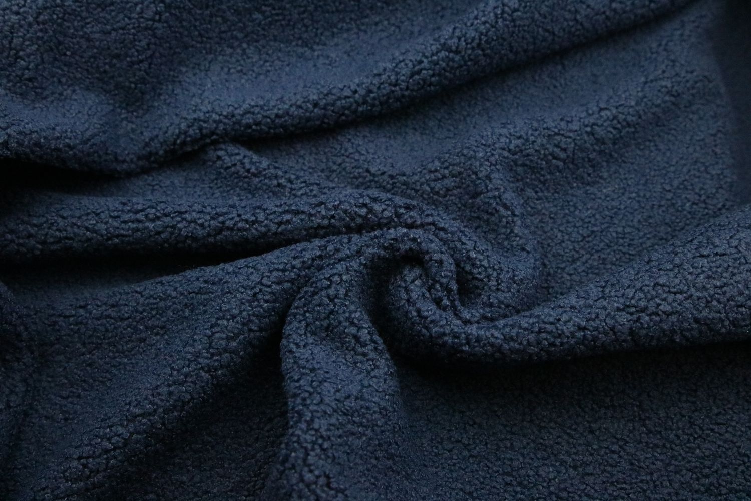 Teddy-Fleece, dunkelblau