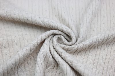 Merino-Strick, Zopfmuster, grau