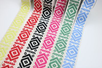 Gurtband &quot;Nature Ethno&quot;, 40mm, 6 Farben