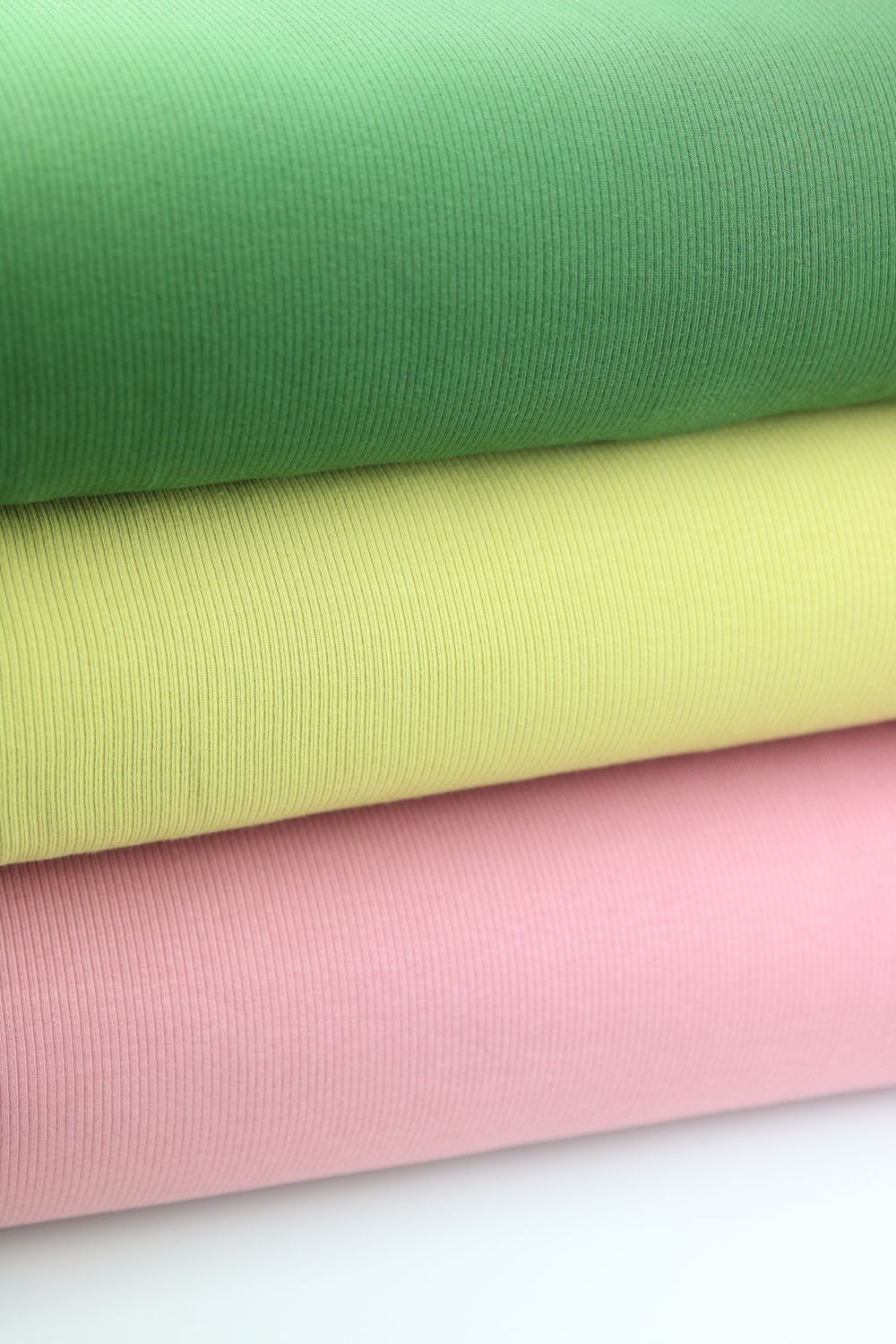 Rib Jersey, uni, 3 Farben