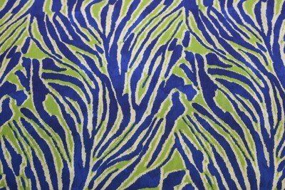 Viskose-Crêpe "Laurette", blau, grün, beige