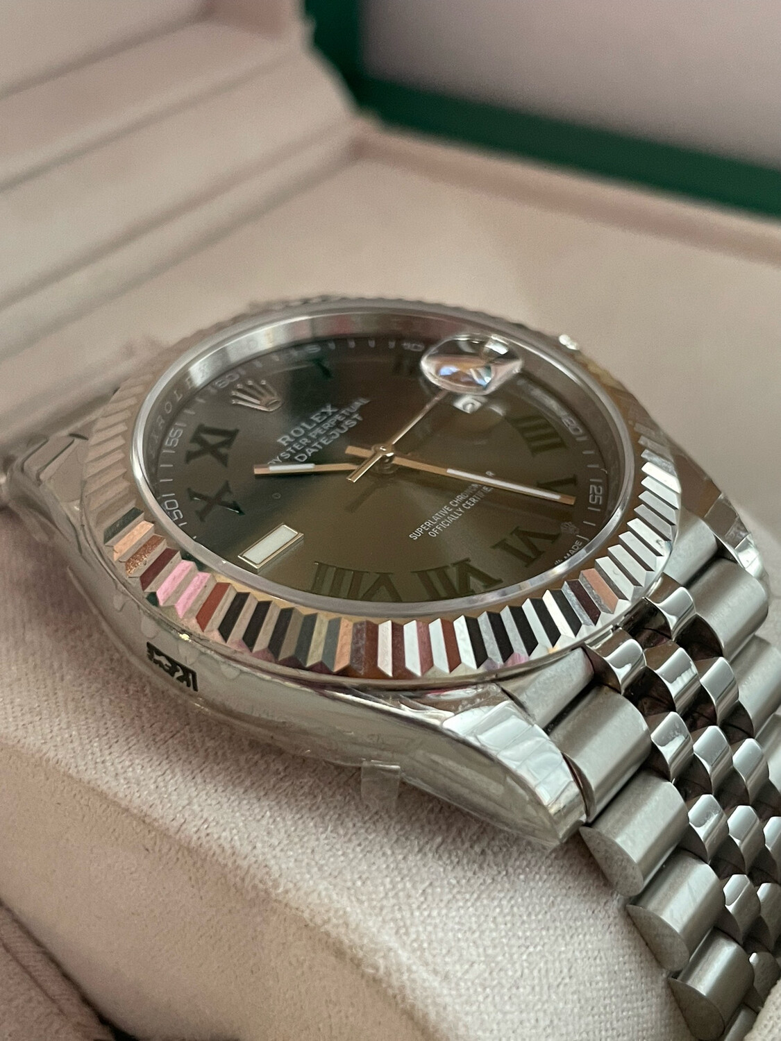 Rolex DATEJUST 41 Superclone With Wimbledon Dial