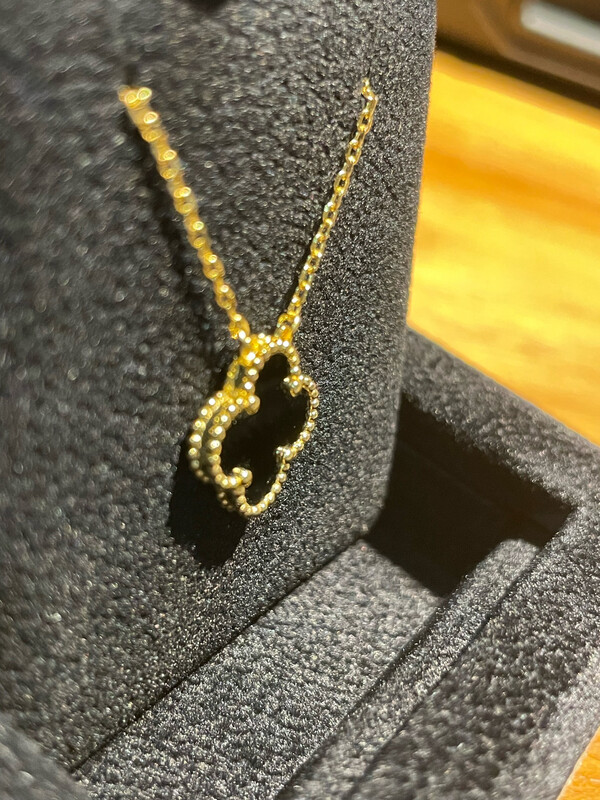Van Cleef &amp; Arpels Necklace With Black Motif