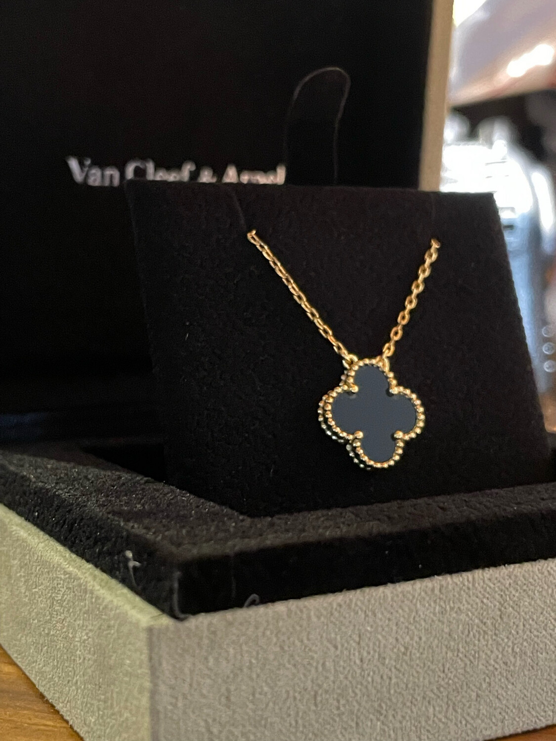 Van Cleef &amp; Arpels Necklace With Black Motif