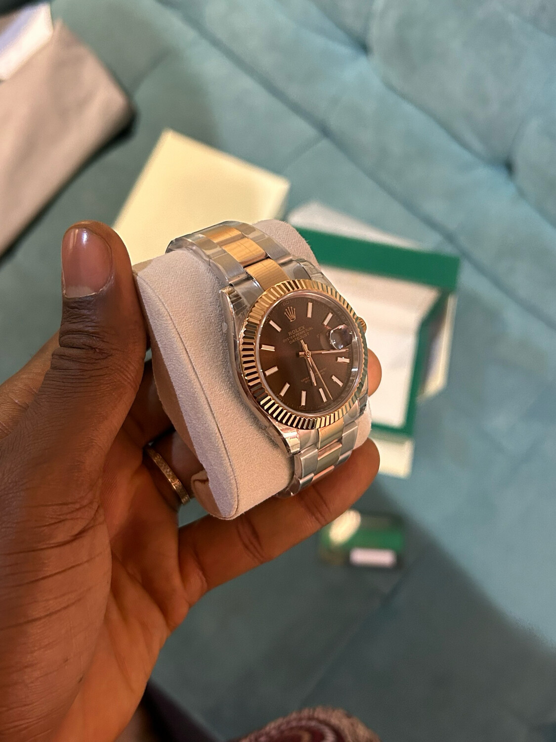 Rolex DateJust 41 126331 Chocolate Dial Oyster Bracelet (super Clone)