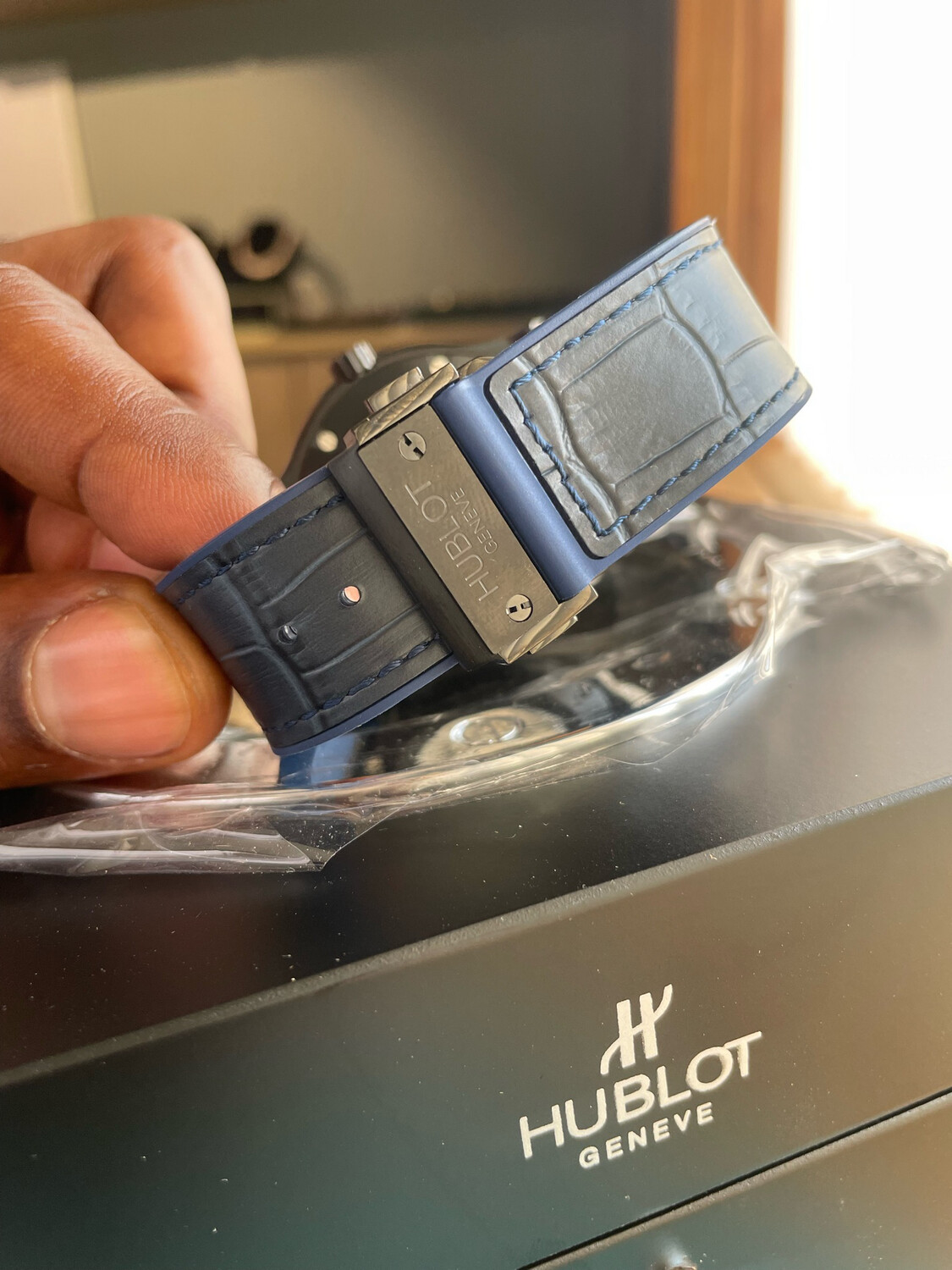 SC HB Classic Fusion Tit Blue Dial ref. 565.