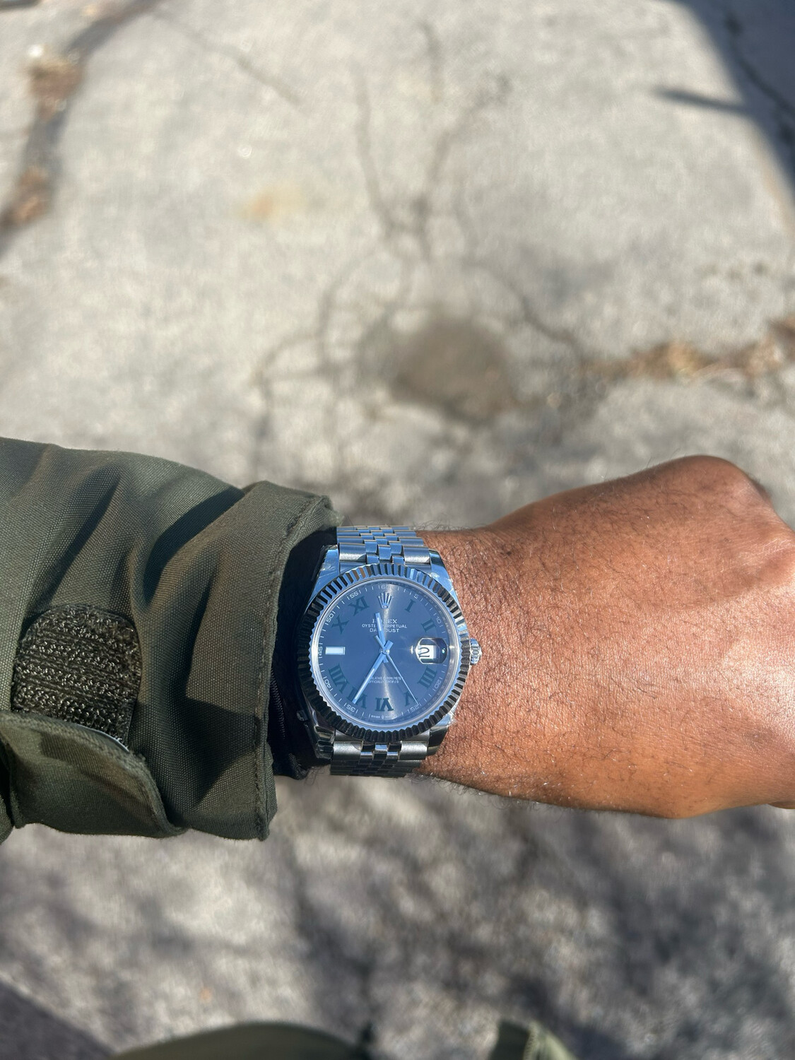 Rolex DATEJUST 41 Superclone With Wimbledon Dial