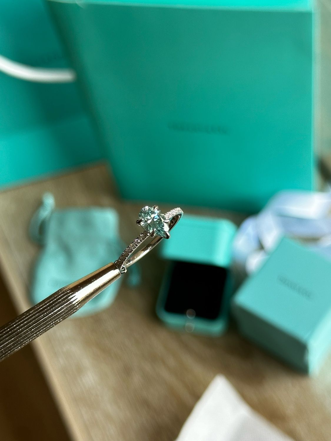 Index Tiffany blue WG-1ct