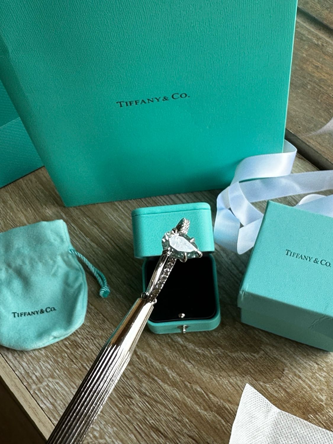 Index Tiffany blue WG-1ct