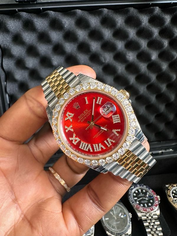 DJ SC Red Diamond Roman numeral Dial