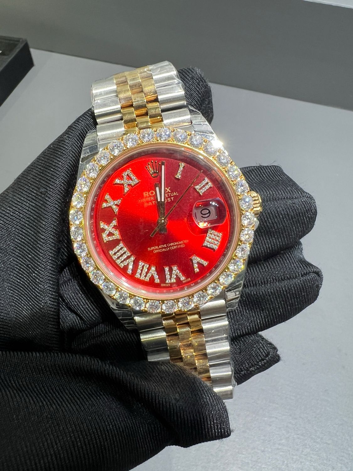 DJ SC Red Diamond Roman numeral Dial