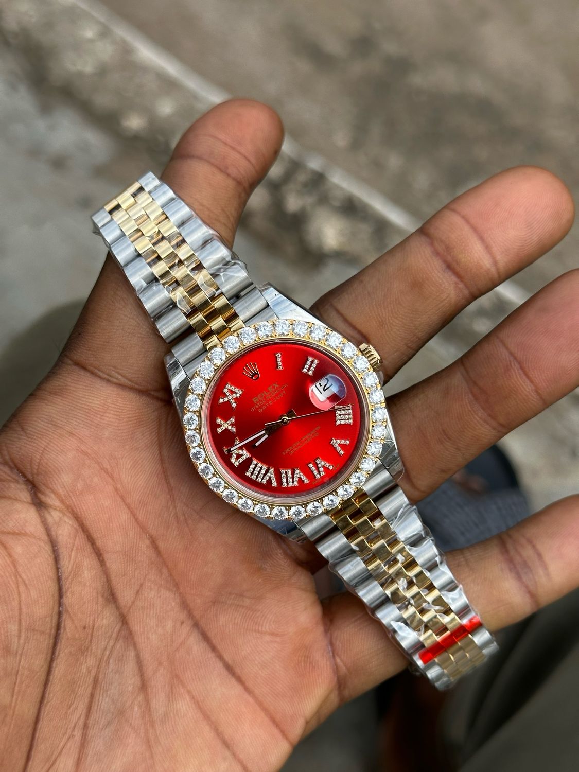 DJ SC Red Diamond Roman numeral Dial
