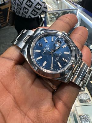 Rolex Datejust 41, 126334, blue index Dial.