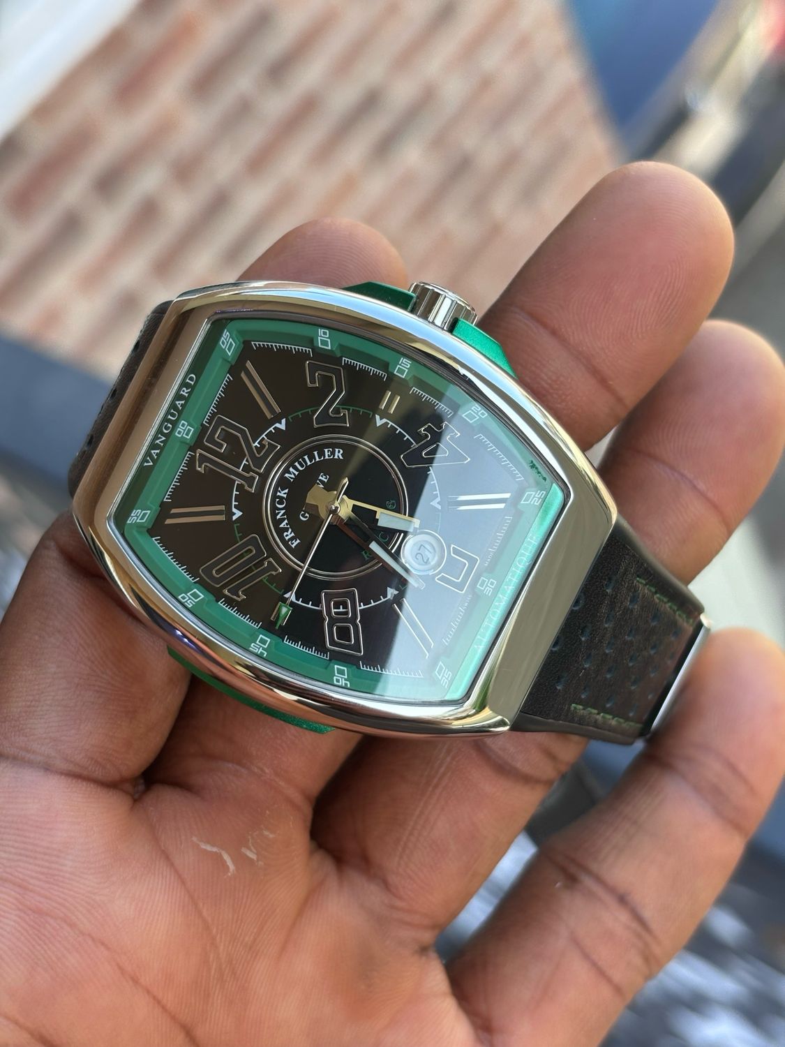 Superclone Franck Muller Vanguard Green 45 SC DT RCG AC Automatic 44mm
