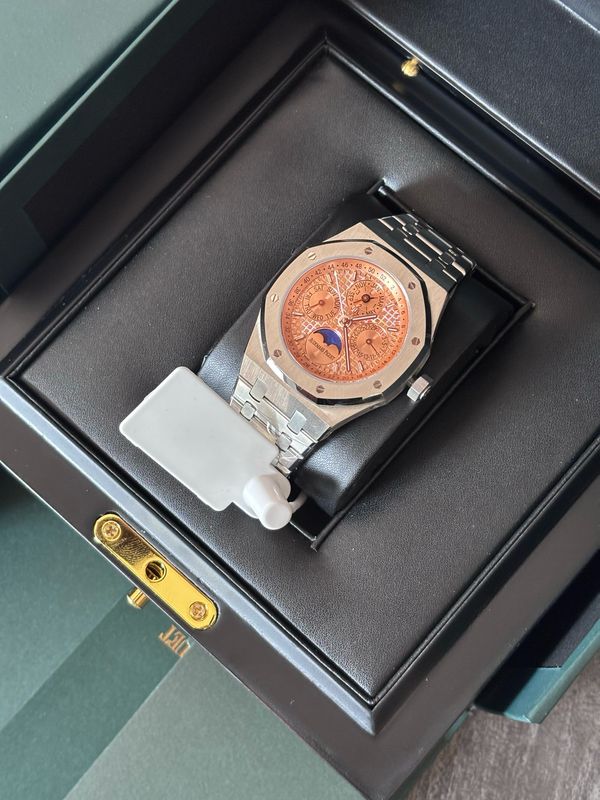 SC Steel Pink Dial Royal Oak