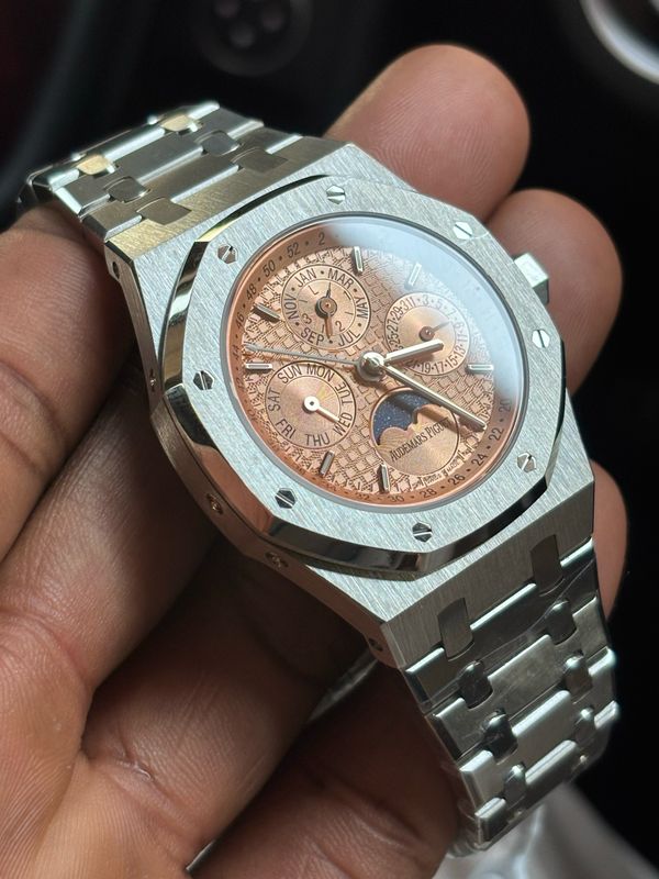 SC Steel Pink Dial Royal Oak