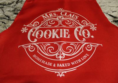 Mrs. Claus Cookie Co. Apron