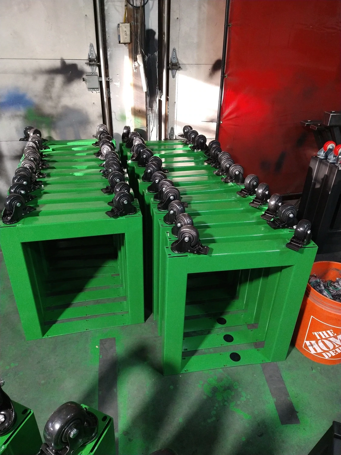 Steel Base With Casters