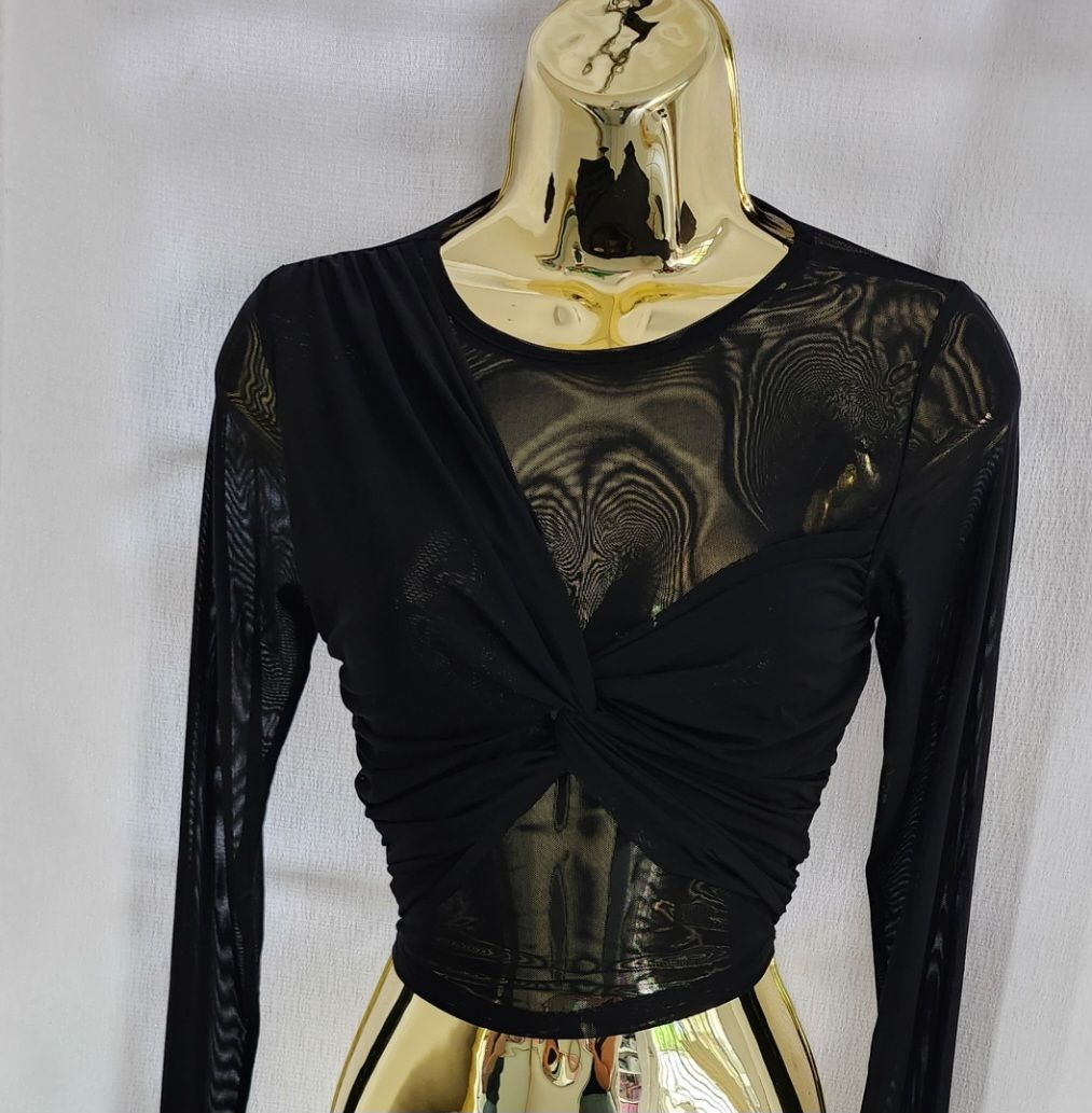 Long Sleeve Black Top