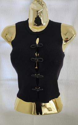 Black Top with Removable Ties (M)