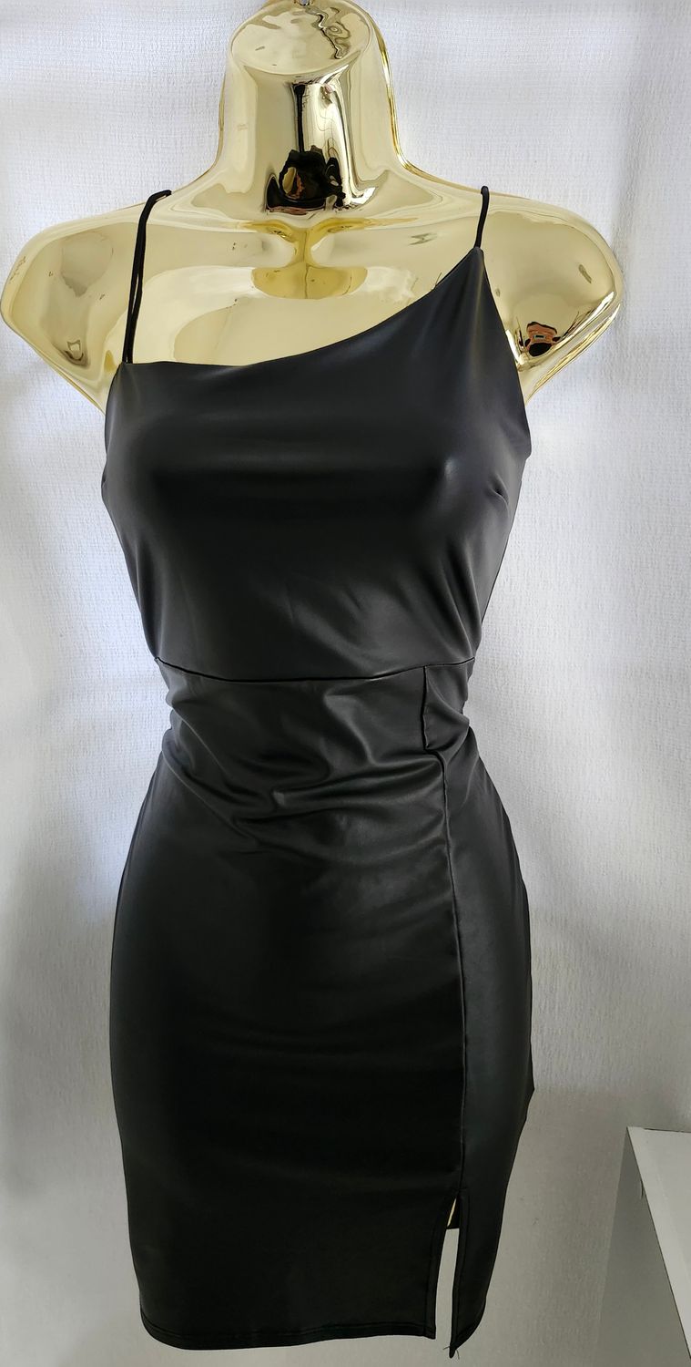Black Leather Dress