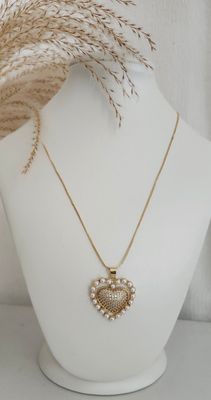 Copper Plated Belle Necklace