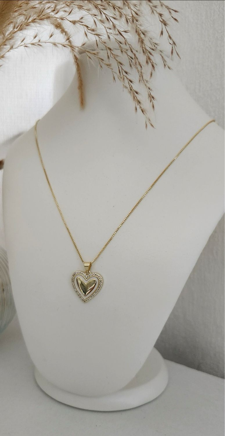 Copper Plated Rosalie Necklace