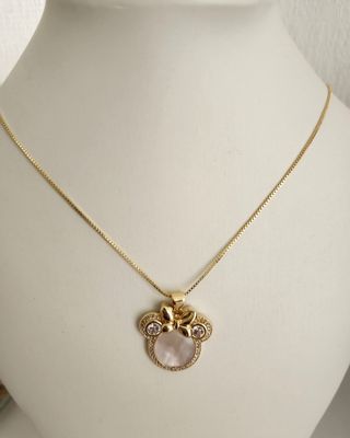 18k Gold Plated Minnie Necklace
