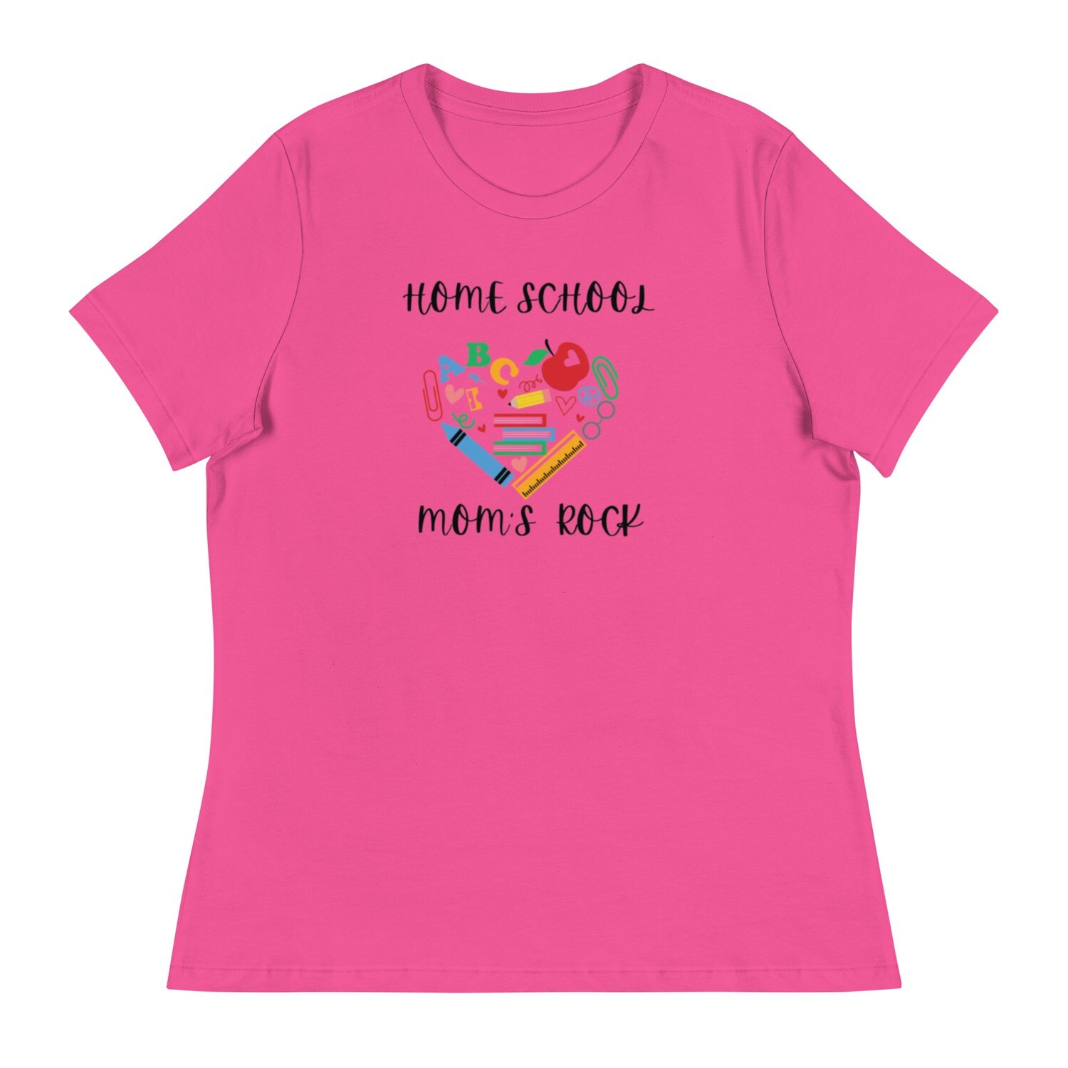 Women's Relaxed Homeschool Mom's- T-Shirt.