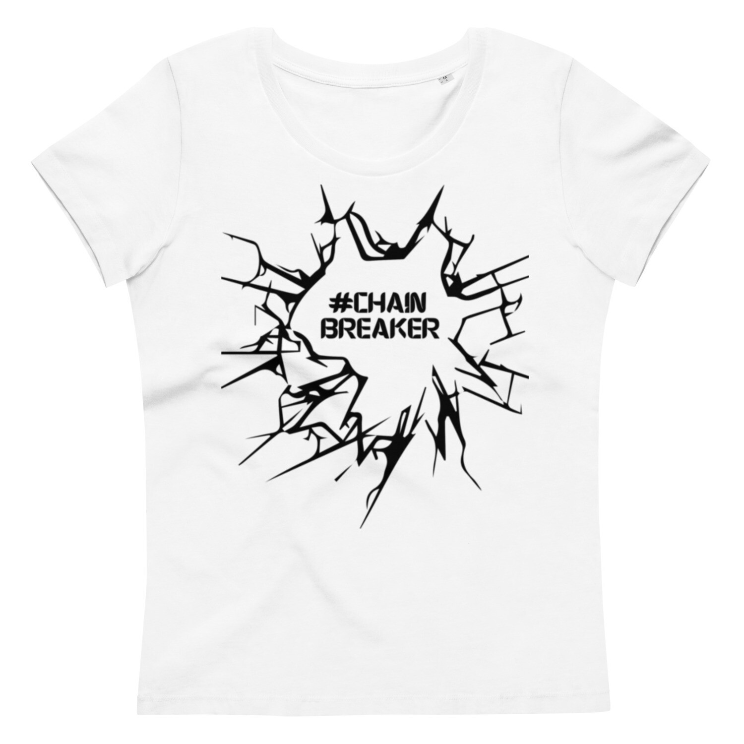 Women's fitted Chain Breaker eco tee