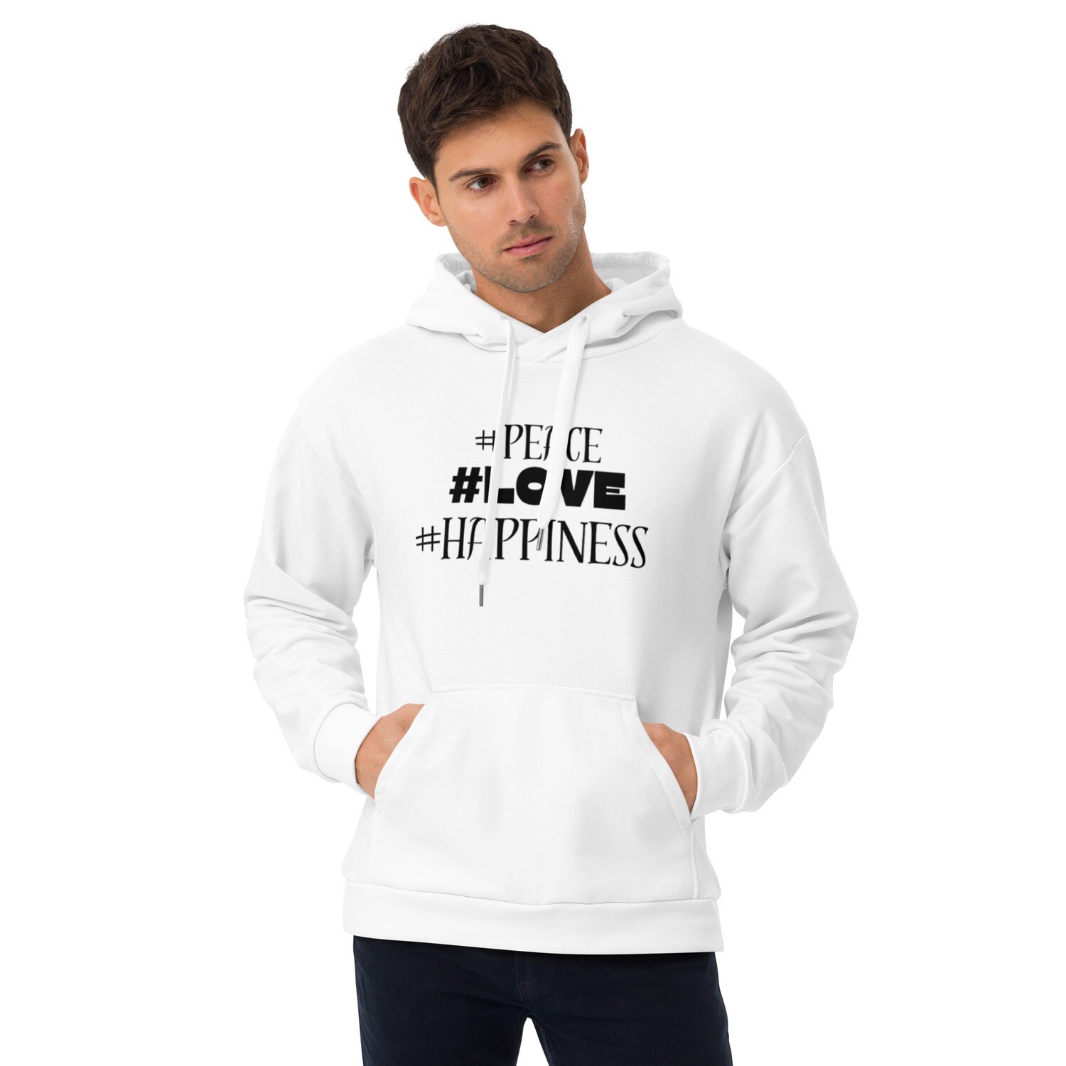 Unisex Hoodie #Peace # Love #Happiness