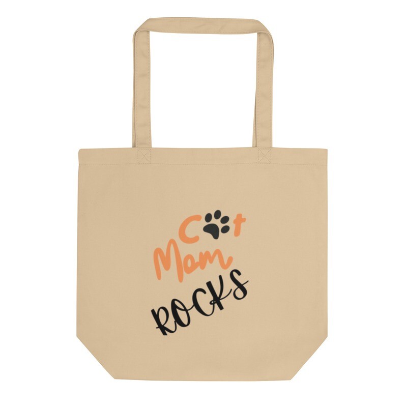 Cat mom rocks - Eco Tote Bag