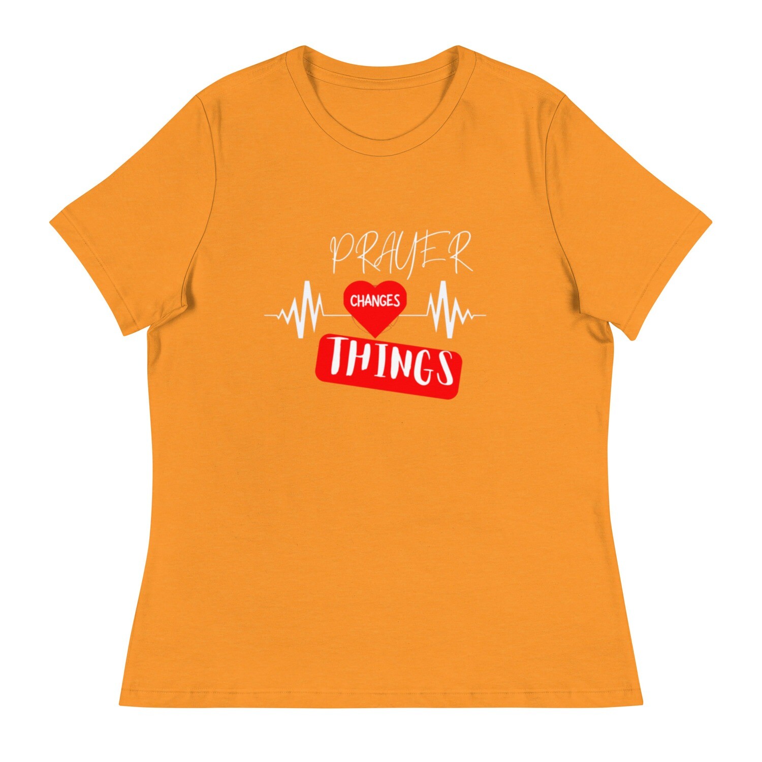 Women's Relaxed Prayer Changes Things T-Shirt
